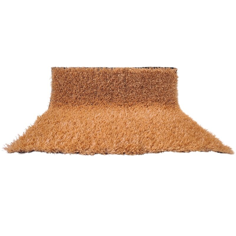 Césped artificial marrón claro