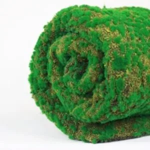 Manta de musgo de 100 x 100 modelo Dark Green de color verde oscuro