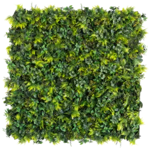 Jardin vertical à lumière verte artificielle