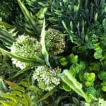 Artificial Floral Vertical Garden in detail