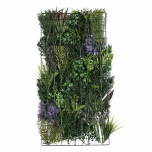 Jardim vertical artificial com fundo em Málaga