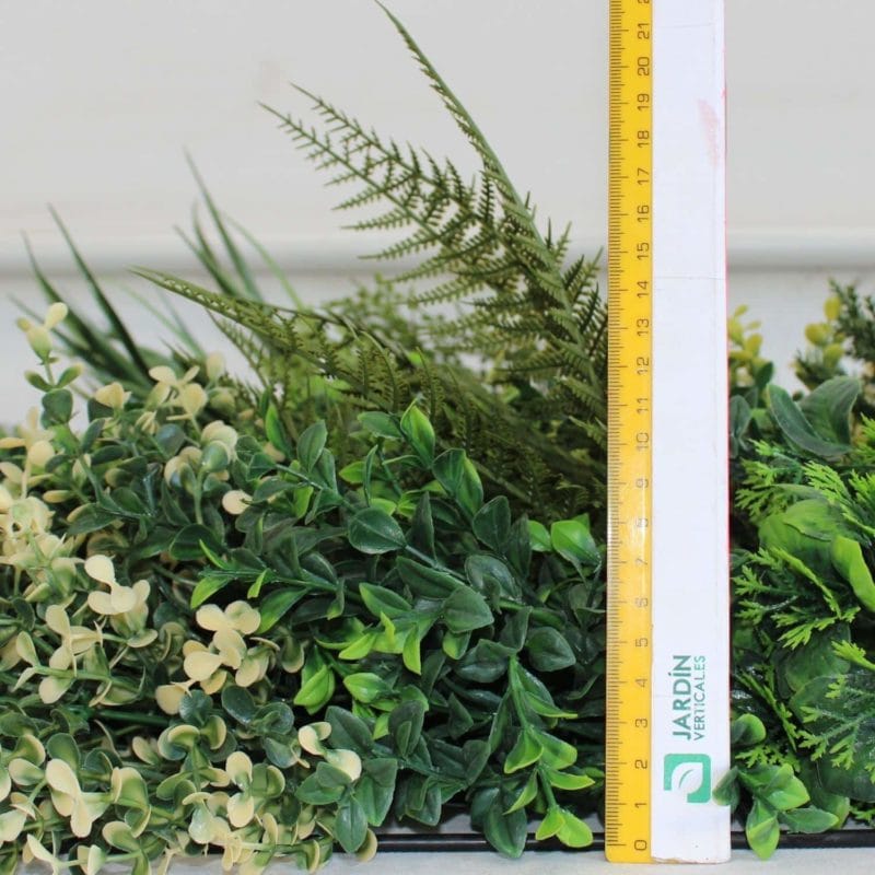 Jardín vertical artificial White Winter medidas