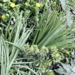 Details of the Color Garden artificial vertical garden