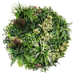 Jardim Vertical Redondo Celestial Garden Garden com Moldura 75 cm