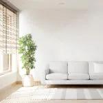 Decoración con árbol artificial aralia