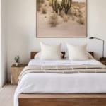 Decoration with flat cactus