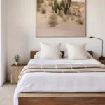 Decoración con cactus plano