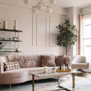 Decoración con árbol magnolia