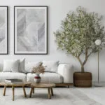 Large olive tree 240cm Decoration with artificial olive tree