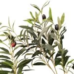 Large olive leaves Artificial olive tree leaves and branches