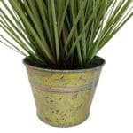 Maceta de hierba salvaje artificial