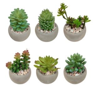 Mini suculentas artificiales