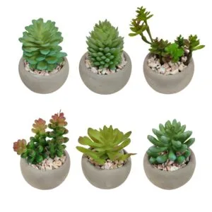 Mini suculentas artificiales