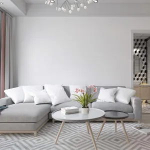 Decoración con planta artificial oncidio