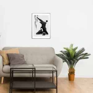 Decoración con palmera artificial