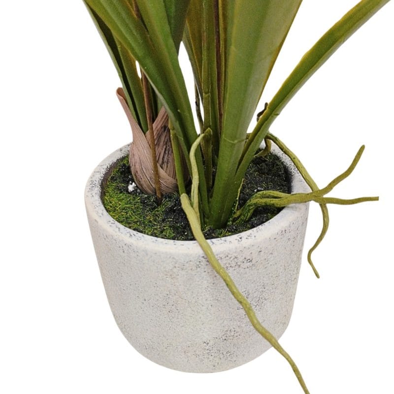 Maceta planta artificial Oncidio