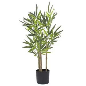 Mini planta artificial bambú