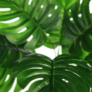 Rama artificial de monstera