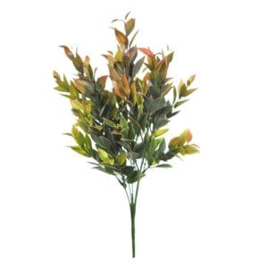 Rama de hojas artificiales