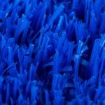 Gazon artificiel bleu antistatique