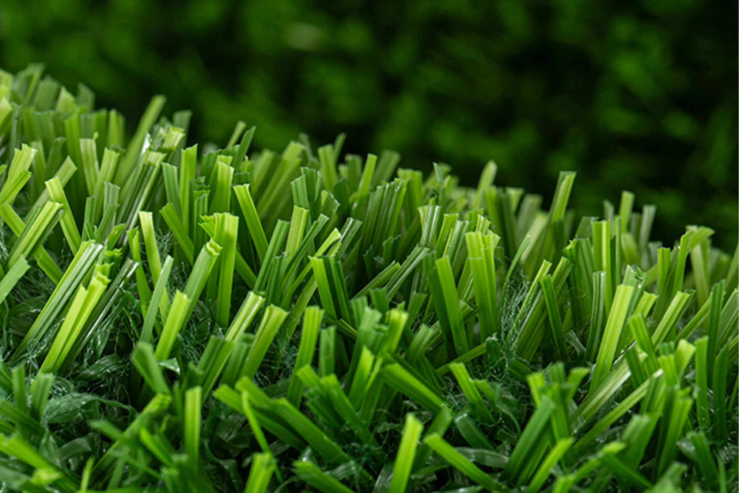 Forma de filamento de césped artificial