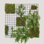 Ejemplo de decoración con malla decorativa de acero galvanizado
