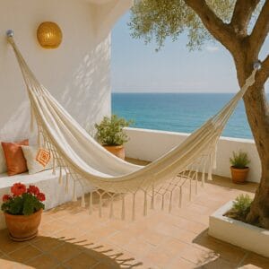 Ibiza terrace hammock