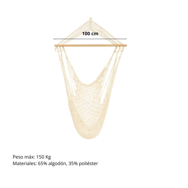 Medidas silla colgante Mallorca