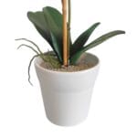 Vaso per orchidee bianche Vaso per orchidea artificiale bianca