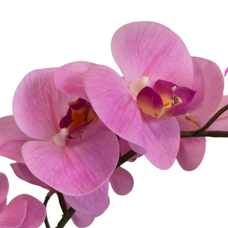 Orchidea artificiale rosa 65 cm