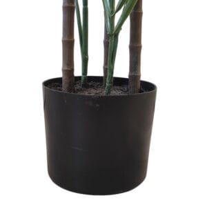 Vaso de palmeira artificial com proteção UV