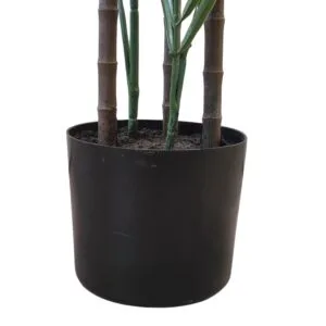 Maceta palmera artificial con protección UV