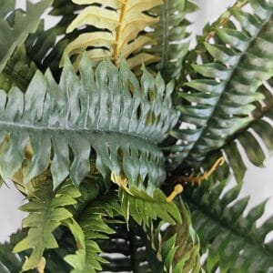 Pianta artificiale di felce forestale per decorazione d'interni