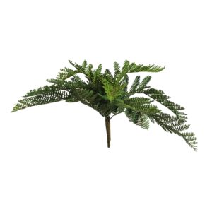 Rama artificial de helecho del bosque ignífuga 25 cm