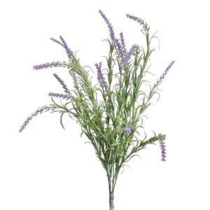 Ramo di lavanda artificiale da esterno, 40 cm